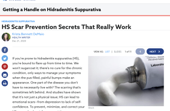 Health Central article: HS Scar Prevention Secrets That Really Work