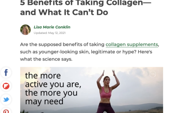 thehealthy article '5 Benefits of Taking Collagen—and What It Can’t Do'